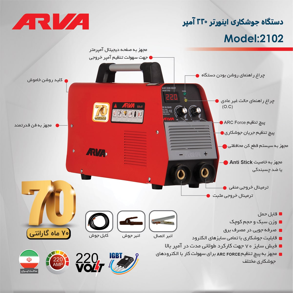 infographic-welding-inverter-model-2102 - Copy اینورتر جوشکاری مدل 2102 آروا ARVA