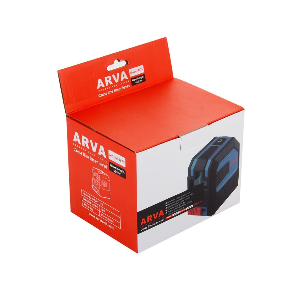 تراز لیزری دو خط (قرمز) مدل ۴۶۷۵ آروا ARVA