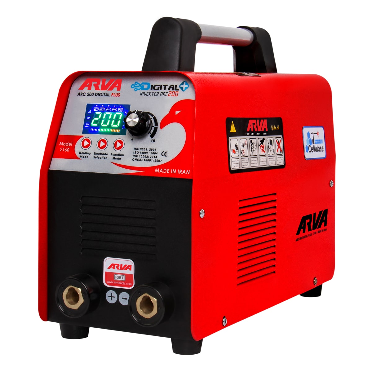 Inverter-welding-machine-model-2160 اینورتر جوشکاری Digital Plus ۲۰۰ مدل ۲۱۶۰ آروا ARVA
